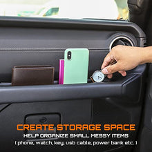 Load image into Gallery viewer, Savadicar JL GrabTray Passenger Storage Tray Organizer Grab Handle Accessory Box for 2018-2022 Jeep Wrangler JL JLU &amp; Jeep Gladiator JT, Interior Accessories, Black
