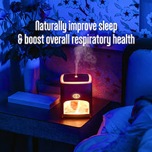 Load image into Gallery viewer, Himalayan Pink Salt Diffuser &amp; 10 Essential Oils – 2-in-1 Therapeutic Device - Aromatherapy &amp; Ionic Himalayan Salt Therapy – 400ml Ultrasonic Vaporizer and Ionizer with Ambient Glow
