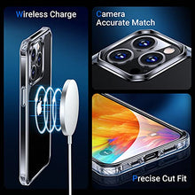 Load image into Gallery viewer, VANMASS Crystal Protective Designed for iPhone 13 Pro Max Case 6.7”, [Military Grade Shockproof] [Optical Research Clear Material] Anti-Yellow Slim Thin Soft Phone Case for iPhone 13 Pro Max

