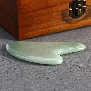 ROSENICE Gua Sha Scraping Massage Tool Green Aventurine Jade For SPA Acupuncture