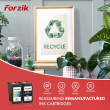 Load image into Gallery viewer, 245XL 246XL Ink Cartridge for Canon PG-245XL CL-246XL, Forzik Higher Yield Compatible with Canon Pixma MX490 MX492 MG2522 TS3100 TS3122 TS3300 TS3322 TS3320 TR4500 TR4520 TR4522 MG2500 Printer
