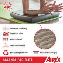 Load image into Gallery viewer, Airex Balance Pad - Exercise Foam Pad Physical Therapy, Workout, Plank, Yoga, Pilates, Stretching, Balancing Stability Mat, Kneeling Cushion, Mobility Strength Trainer for Knee, Ankle - Elite, Kiwi
