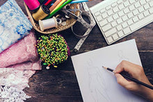 Load image into Gallery viewer, Fashion Sketchbook Figure Template: 430 Large Female Figure Template for Easily Sketching Your Fashion Design Styles and Building Your Portfolio
