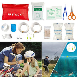 Emergency Survival Kit 37 in 1, Survival Gear Tool Kit SOS Survival Tool Emergency Blanket Tactical Pen Flashlight Pliers Wire Saw for Wilderness Camping Hiking First Aid Survival Kit for Earthquake