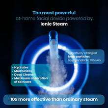 Load image into Gallery viewer, NanoSteamer Clinical - 10-in-1 Smart Steam Dermatologist Grade Ionic Facial Steamer with 2 Multi-Position Steam Nozzles - Digital LCD Screen - Extraction Set - 6 Pre-Programmed Professional Modes
