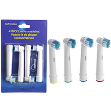 Load image into Gallery viewer, TEQIN 8pcs General Oral B Compatible Electronic Toothbrush Head Replacement for Oral-B EB17-4
