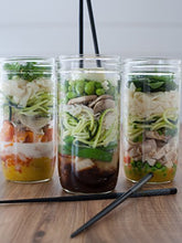 Load image into Gallery viewer, Paderno World Cuisine 3-Blade Vegetable Slicer / Spiralizer, Counter-Mounted and includes 3 Stainless Steel Blades
