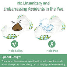 Load image into Gallery viewer, wegreeco Baby &amp; Toddler Snap One Size Adjustable Reusable Baby Swim Diaper (Diving, Ocean, Turtle, Large, 3 Pack)
