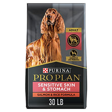 Load image into Gallery viewer, Purina Pro Plan Sensitive Skin and Stomach Dog Food With Probiotics for Dogs, Salmon &amp; Rice Formula - 30 lb. Bag
