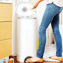 Load image into Gallery viewer, Munchkin Step Diaper Pail Powered by Arm &amp; Hammer, Includes (1) Bonus Toss Disposable Diaper Pail
