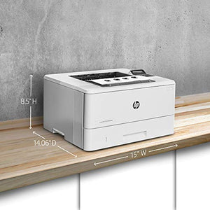 HP LaserJet Pro M404dw Monochrome Wireless Laser Printer with Double-Sided Printing, Works with Alexa (W1A56A)