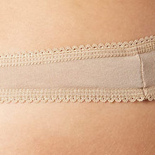 Load image into Gallery viewer, Iris &amp; Lilly Women's Cotton Thong Underwear, Pack of 5, Medium Beige, X-Large
