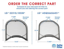 Load image into Gallery viewer, Fette Filter - Value Pack of 2 Dryer Lint Screen with Felt Rim Seal Compatible with LG. Compare to Part # 5231EL1003B. 2-Pack
