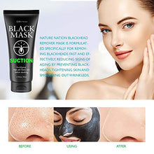 Load image into Gallery viewer, Blackhead Remover Mask Valuable 3-in-1 Kit Nature Nation Purifying Peel Off Mask, With 5 Blackhead &amp; Pimple Comedone Extractors and Silicone Brush, Deep Cleansing Blackheads Removal Mask Kit
