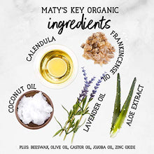 Load image into Gallery viewer, Maty's Baby Diaper Rash Relief - Made With 99 % Organic Ingredients. Made with Lavender, Aloe, Zinc - 10 oz.
