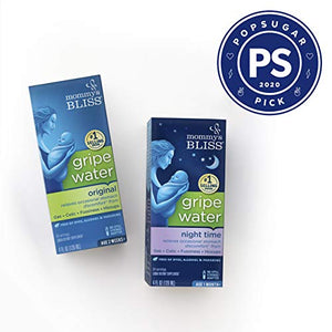 Mommy's Bliss Original Gripe Water, Gas and Colic Relief, Gentle and Safe, Made for Infants, 2 Weeks+, 8 Fl Oz (2 Bottles)