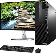 Load image into Gallery viewer, Lenovo M93P SFF Computer Desktop PC, Intel Core i7 3.4GHz, 16GB Ram, 512GB M.2 SSD, Wireless Keyboard &amp; Mouse, WiFi | Bluetooth, New 23.8" FHD LED Monitor, Microsoft Office 365, Win 10 Pro (Renewed)
