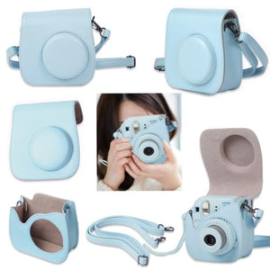 Fujifilm Instax Mini 9 Instant Camera ICE Blue w/Fujifilm Instax Mini 9 Instant Films (60 Pack) + A14 Pc Deluxe Bundle for Fujifilm Instax Mini 9 Camera