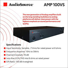 Load image into Gallery viewer, AudioSource Analog Amplifier, Stereo Power A Amplifier AMP100VS for Home Sound Systems
