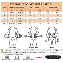 Load image into Gallery viewer, VENUZOR Waist Trainer Belt for Women - Waist Cincher Trimmer - Slimming Body Shaper Belt - Sport Girdle Belt (UP Graded) (Z1-Black, S)
