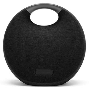 Harman Kardon Onyx Studio 6 Wireless Bluetooth Speaker - IPX7 Waterproof Extra Bass Sound System with Rechargeable Battery and Built-in Microphone - Black