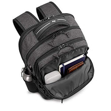 Load image into Gallery viewer, solo Depart TSA Laptop USB Charging Port, Water Resistant Travel Backpack, Black, One Size
