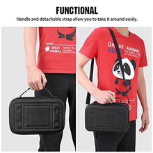 Load image into Gallery viewer, MoKo Carrying Storage Case for Nintendo Switch, Travel Carrying Storage Case Messenger Bag Compatible with Nintendo Switch Console, Dock, Controllers, Charger &amp; Cable - Black
