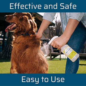 Wondercide - Flea, Tick and Mosquito Spray for Dogs, Cats, and Home - Flea and Tick Killer, Control, Prevention, Treatment - with Natural Essential Oils - Pet and Family Safe – Lemongrass 16 oz