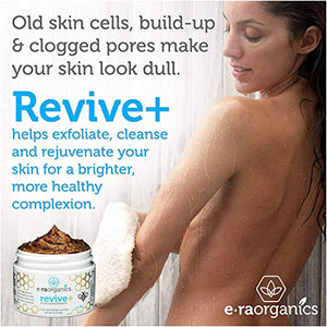 Microdermabrasion Facial Scrub & Face Exfoliator - Natural Exfoliating Face Mask with Manuka Honey & Walnut - Moisturizing Facial Exfoliant for Dull Dry Skin Care, Wrinkles, Acne & More Era-Organics