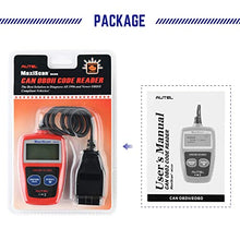 Load image into Gallery viewer, Autel MS309 Universal OBD2 Scanner Check Engine Fault Code Reader, Read Codes Clear Codes, View Freeze Frame Data, I/M Readiness Smog Check CAN Diagnostic Scan Tool
