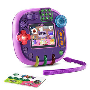 LeapFrog Rockit Twist Handheld Learning Game System, Purple and 2-Game Pack: Cookie's Sweet Treats and Dinosaur Discoveries