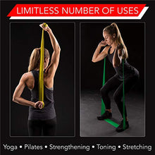 Load image into Gallery viewer, TheraBand Resistance Bands Set, Professional Non-Latex Elastic Band For Upper &amp; Lower Body Exercise, Strength Training without Weights, Physical Therapy, Pilates, Rehab, Yellow &amp; Red &amp; Green, Beginner
