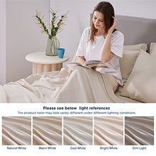 Load image into Gallery viewer, Bedsure Twin Size Sheets Set 4 PC - Deep Pocket Bed Sheets Twin Soft Brushed Microfiber, 1800 Hotel Luxury Bed Sheets Set, Wrinkle and Fade Resistant, Beige
