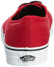 Load image into Gallery viewer, Vans Authentic Skate Shoes (7 M US Women / 5.5 M US Men, Chili Pepper/Black)
