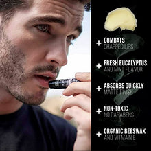 Load image into Gallery viewer, RUGGED &amp; DAPPER Organic Lip Balm Set for Men | Natural Eucalyptus + Mint Flavor | Pack of 4 tubes
