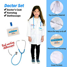 Load image into Gallery viewer, Born Toys Premium 16pcs Costume Dress up Set for Kids Ages 3-7 Fireman,Police Costume, and Doctor All Sets are Washable and Have Accessories
