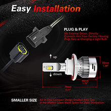 Load image into Gallery viewer, LASFIT H13 9008 LED Bulbs Super Bright 60W 6000LM 6000K White LED Light, Plug&amp;Play
