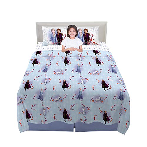 Franco Kids Bedding Super Soft Microfiber Sheet Set, 4 Piece Full Size, Disney Frozen 2