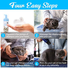 Load image into Gallery viewer, Mooncat Waterless Cat Shampoo [Easy to Use Dry Cat Shampoo] Suitable for All Cat Types. Contains Safe Ingredients - Alcohol Free - Parabens Free - No Water or Rinses Needed (5 oz)
