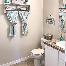 Load image into Gallery viewer, Printed Wood Plaque Sign Wall Hanging Welcome Sign Please Seat yourself Wall Art Sign Size 11.5" x 6" (Blue-Black)
