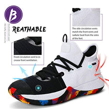 Load image into Gallery viewer, ASHION Kids Basketball Shoes Boys Girls High-Top Sneakers Non-Slip Sport Shoes(Little Kid/Big Kid)
