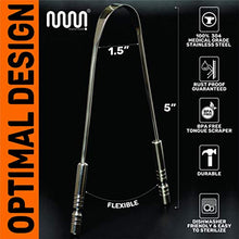 Load image into Gallery viewer, 4 Pack Metal Tongue Scraper, Medical Grade 100% Stainless Steel Tounge Scraper Cleaner for Oral Care, Easy to Use Tongue Cleaner for Hygiene, Bad Breath Treatment for Adults &amp; Kids
