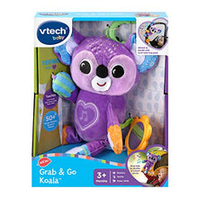 Load image into Gallery viewer, VTech Grab and Go Koala Plush Take-Along Toy, Purple
