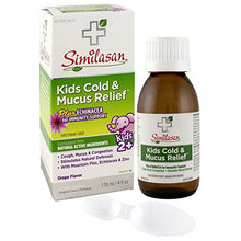 Load image into Gallery viewer, Similasan Kids Cold &amp; Mucus Relief Syrup Plus Echinacea 4 Oz

