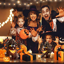 Load image into Gallery viewer, TomCare Halloween Lights Flickering Flame Solar Lights Outdoor Halloween Decorations Solar Powered Waterproof Auto On/Off LED Decorative Patio Lighting for Halloween Party Gift Deck Yard Garden Decor
