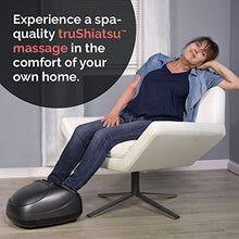 Load image into Gallery viewer, truShiatsu PRO Foot Massager Machine with Heat Deep Kneading Therapy, Air Compression, Shiatsu Pressure Point Technology, Infrared Heat and Adjustable Intensities for Foot Pain Relief by truMedic
