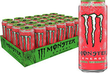 Load image into Gallery viewer, Monster Energy Ultra Watermelon, Sugar Free Energy Drink, 16 Ounce (Pack of 24)
