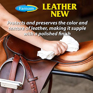Farnam Leather New Easy-Polishing Glycerine Saddle Soap and Leather Cleaner, 32 Ounces