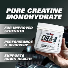 Load image into Gallery viewer, EHPlabs CREA-8 Creatine Monohydrate Powder - Creatine Powder for Building Lean Muscle Mass, Improves Strength &amp; Power, Supports Brain Health - 100 Servings (500g)
