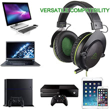 Load image into Gallery viewer, PS4 Gaming Headsets,G830 Gaming Headset 3.5 mm Wired Over Ear, with Microphone Noise Cancelling Gaming Headphones for Xbox 360/PC/PS4/PS4 PRO/Xbox One/Xbox One
